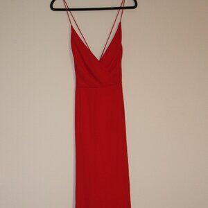 Jay Godfrey Red Bridesmaid Dress